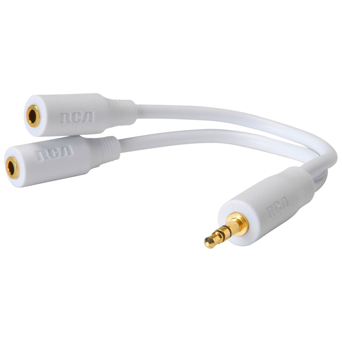 RCA AH7202FD 3.5mm Headphone Y Adapter Cable